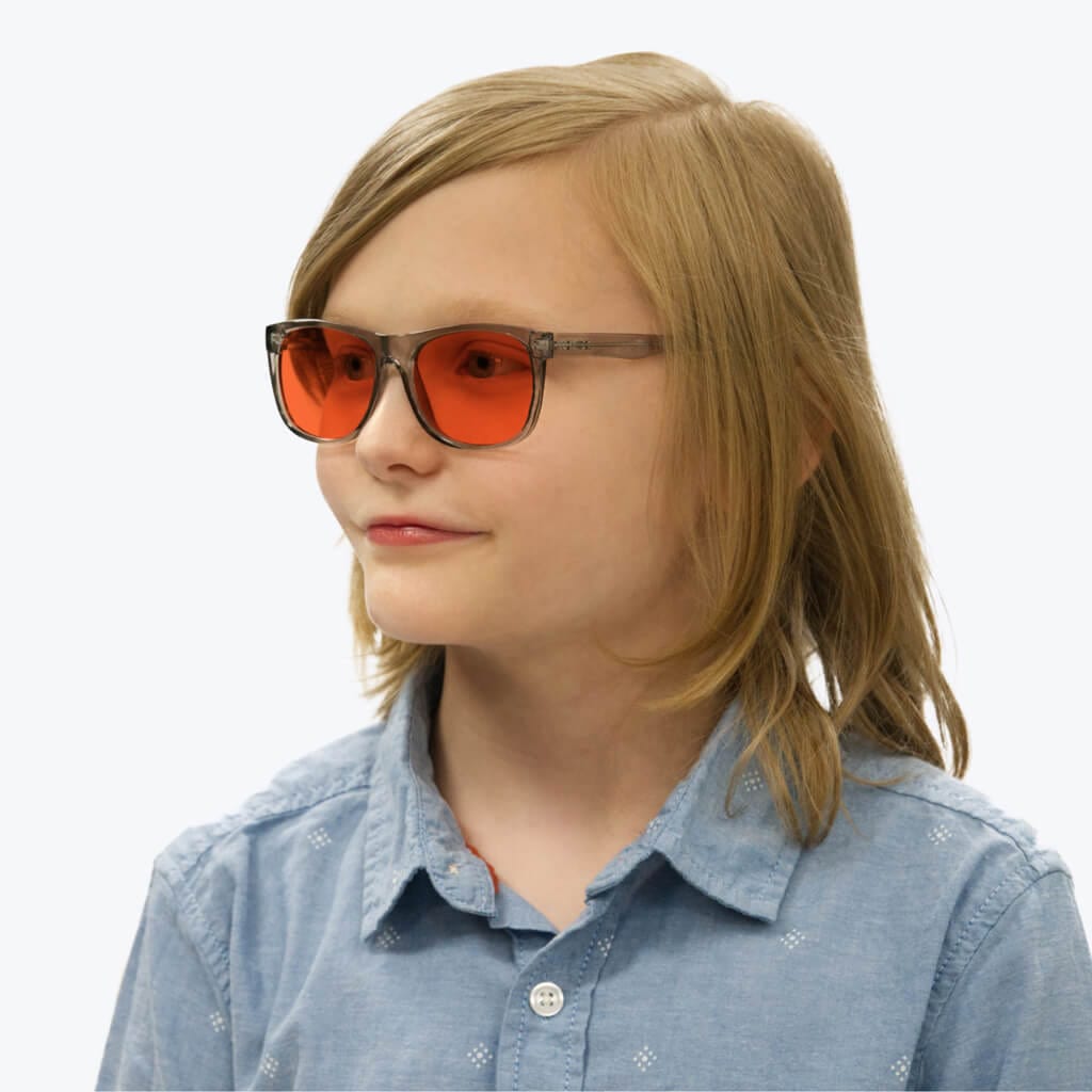 Kids NightFall Blue Blocking Glasses - Grey