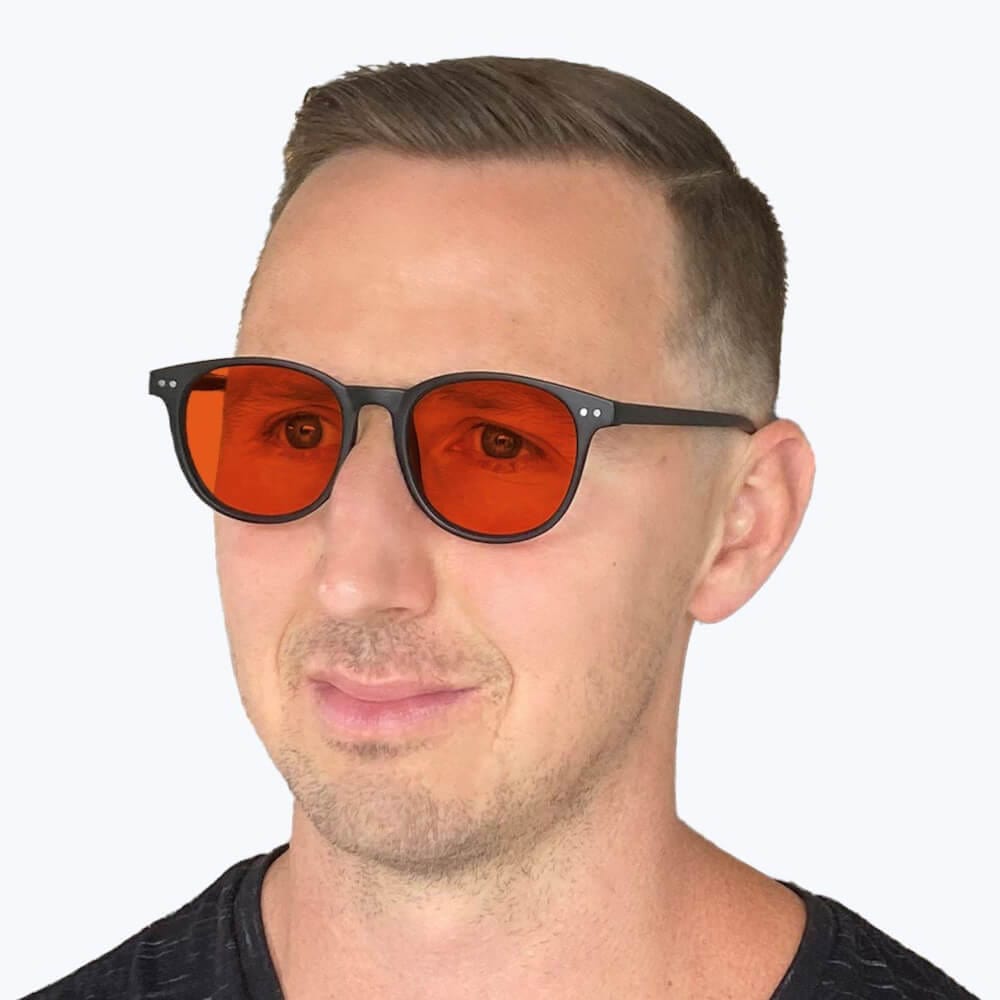 NightFall Billie Blue Blocking Glasses - Black