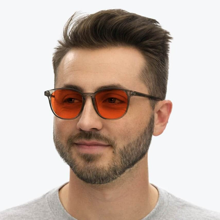 NightFall Billie Blue Blocking Glasses - Pearl Grey