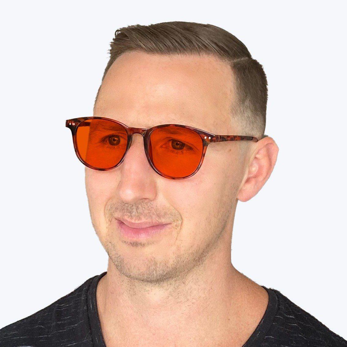 NightFall Billie Blue Blocking Glasses - Tortoise