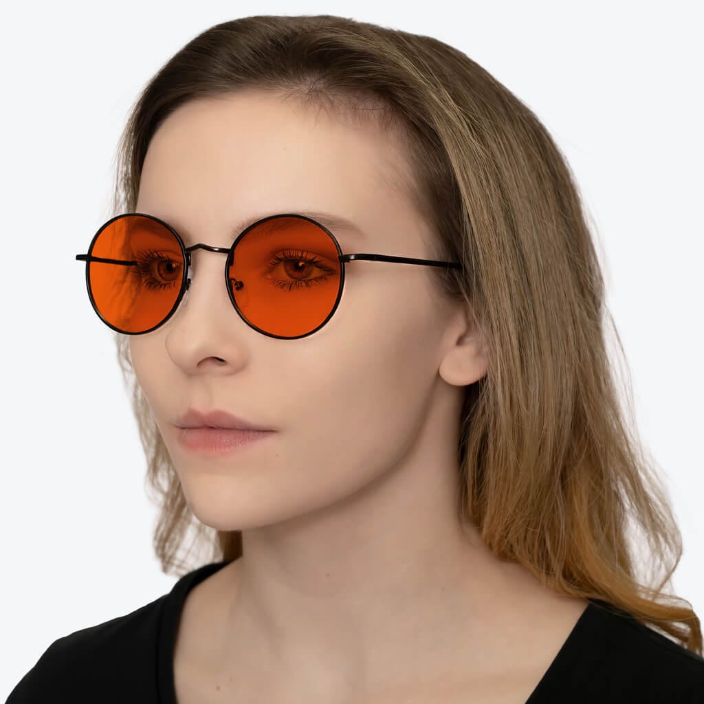 NightFall Elton Blue Blocking Glasses - Black