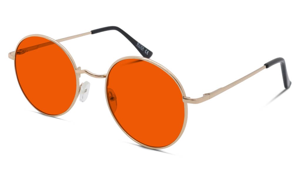 NightFall Elton Blue Blocking Glasses - Gold