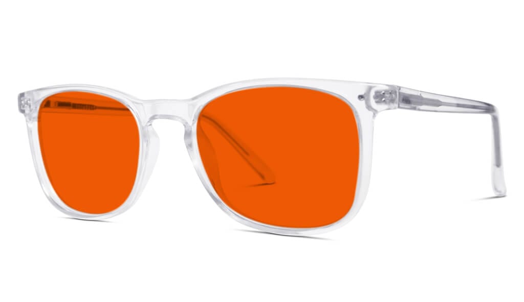 Nightfall Taylor Blue Blocking Glasses - Crystal