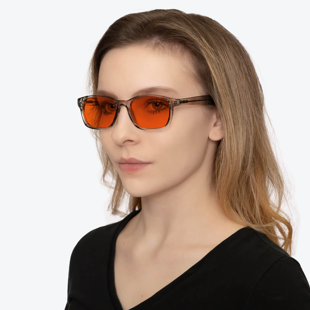 NightFall Lucent Blue Blocking Glasses - Pearl Grey