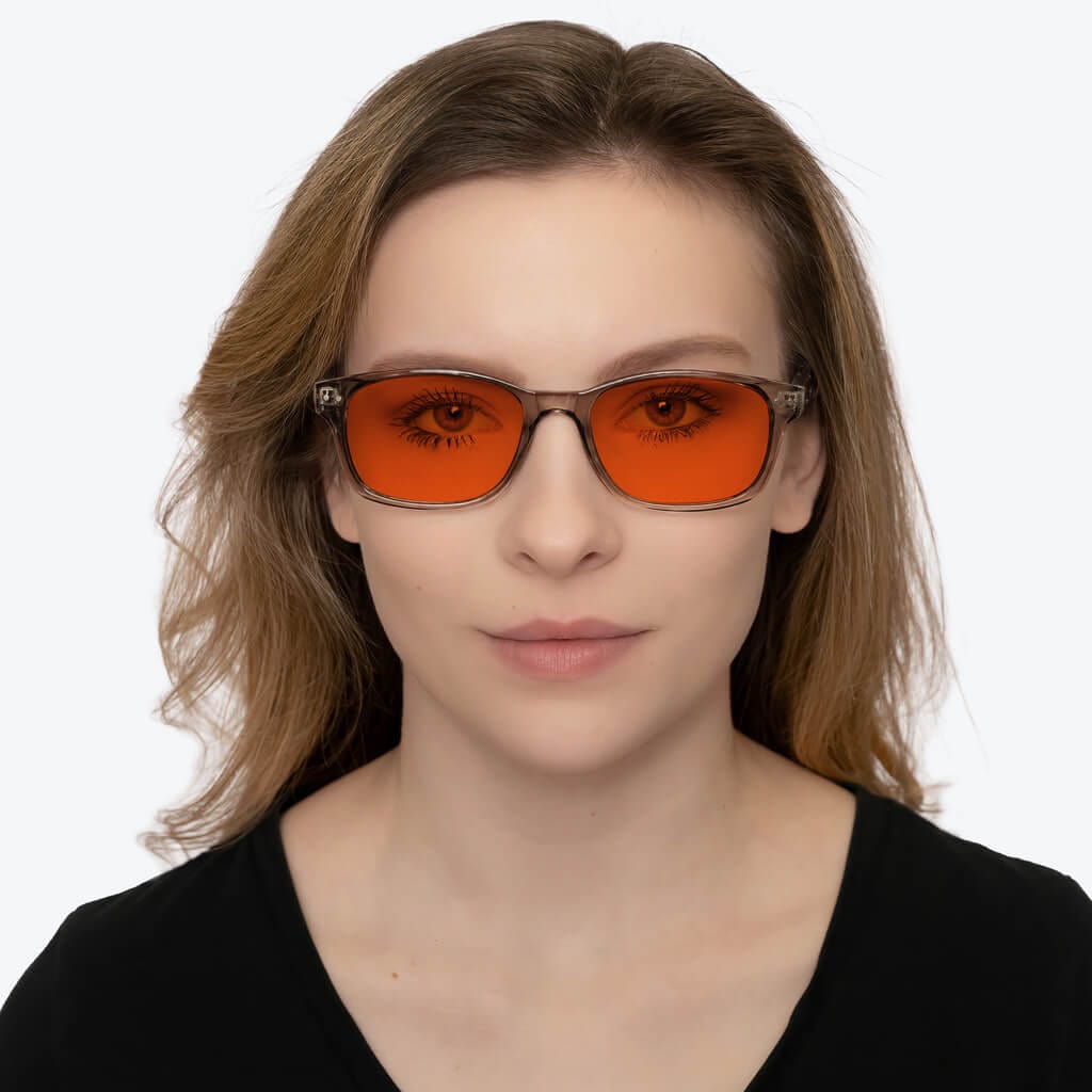 NightFall Lucent Blue Blocking Glasses - Pearl Grey