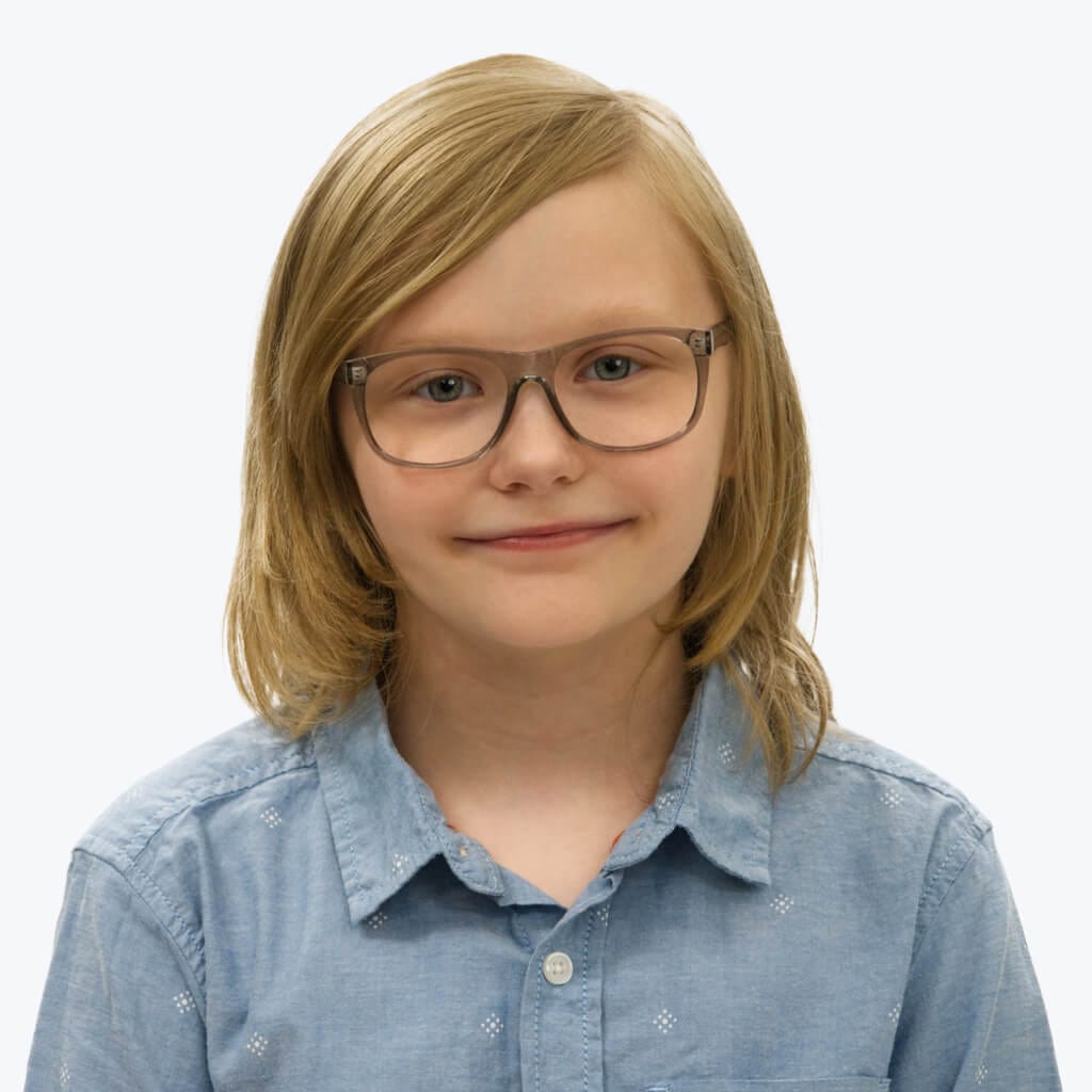 Kids ScreenTime Computer Glasses Pearl Grey -  Medium