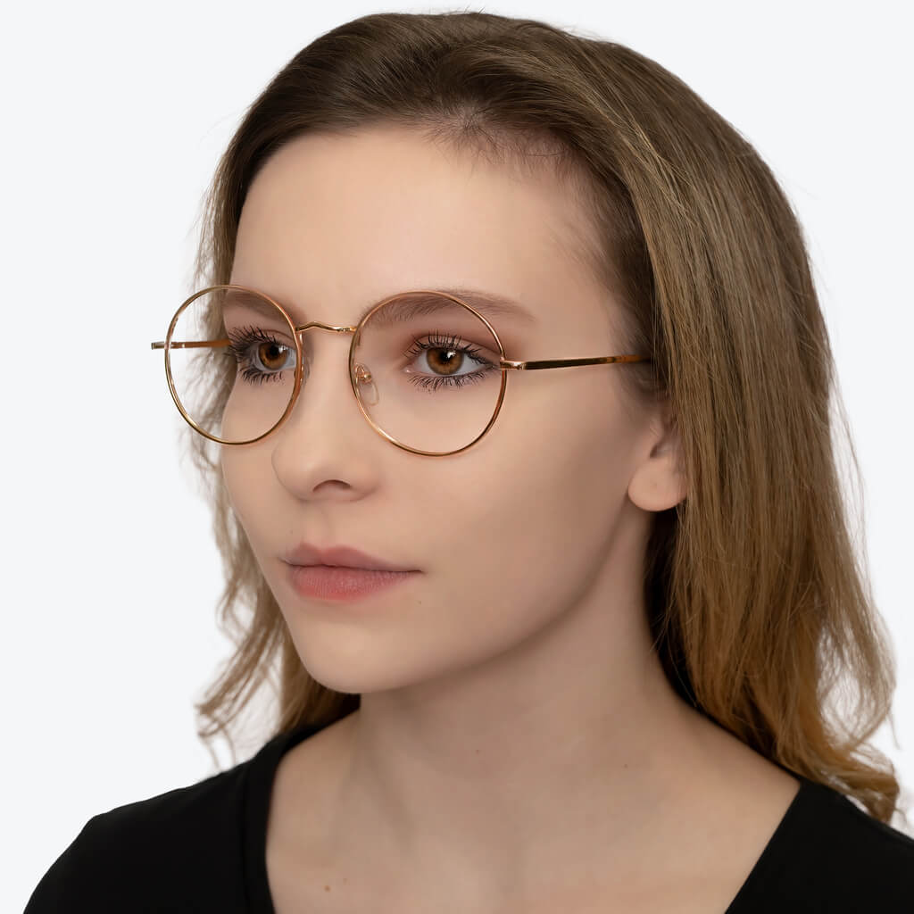 ScreenTime Elton Computer Glasses - Gold