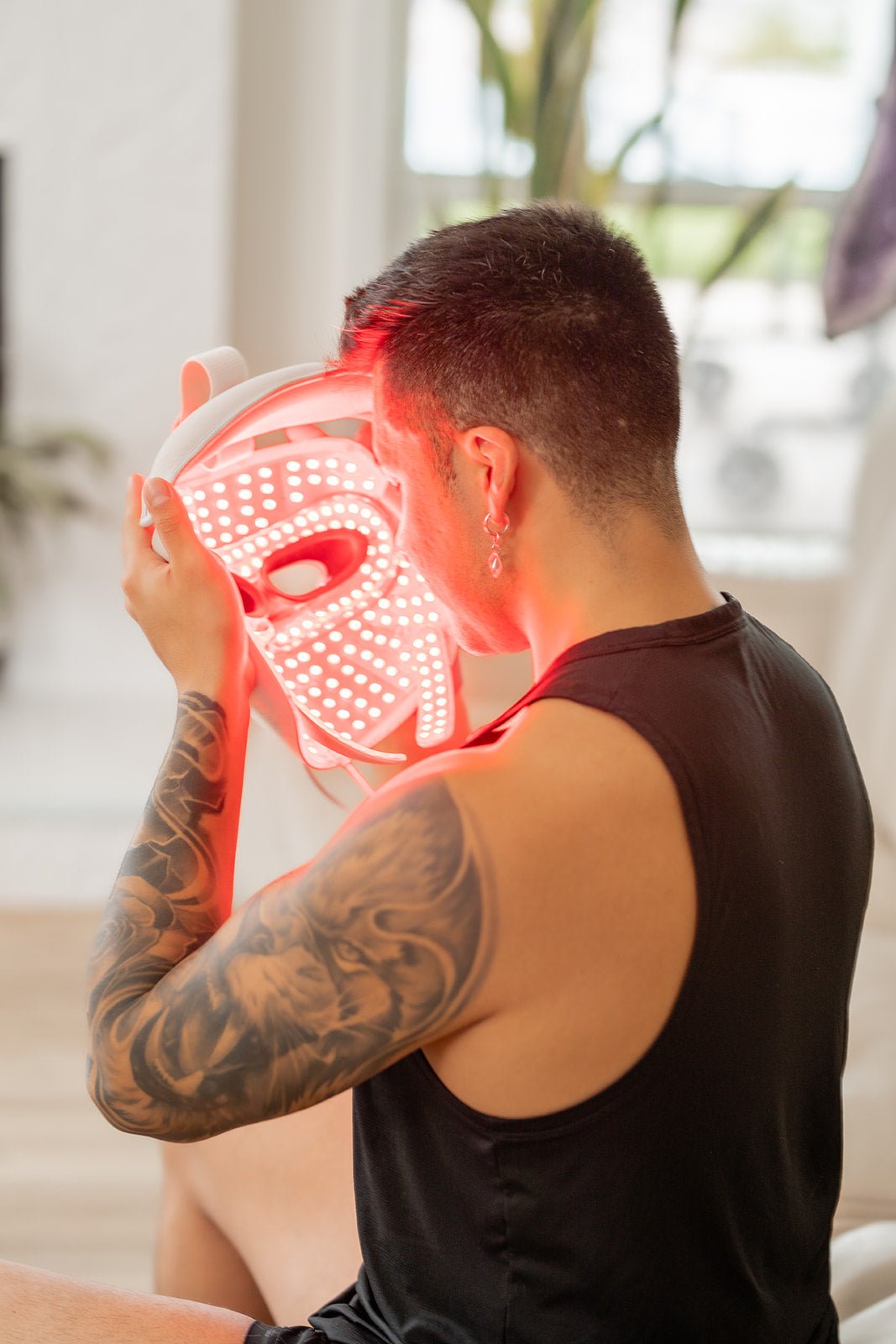 MitoGLOW™ LED Red Light Therapy Mask | With Blue, Yellow, Red and Near Infrared LED