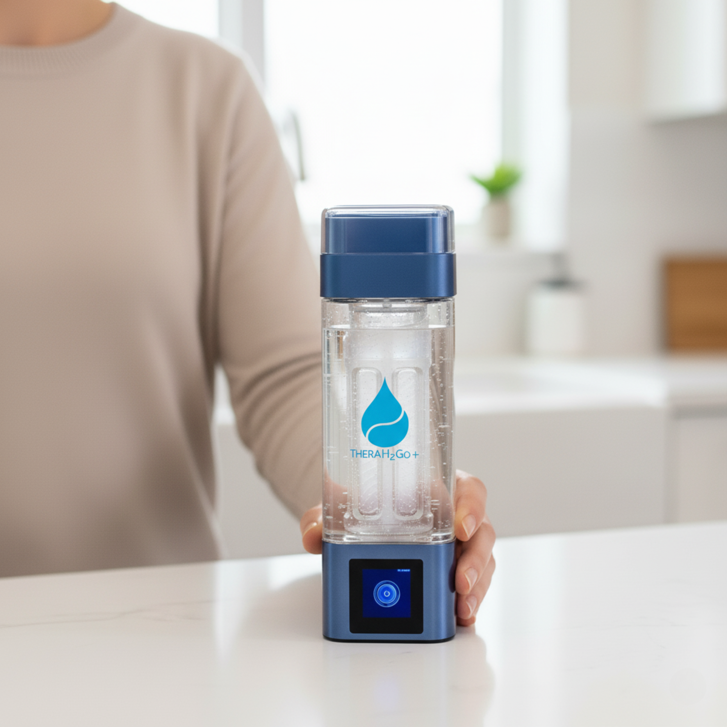TheraH2Go+ Hydrogen Water Bottle & Inhalation Device